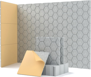 Panneaux Acoustiques En Mousse Ondulée 20 Mm – 9 M², Autocollants – Pour Studio, Voiture, Mur