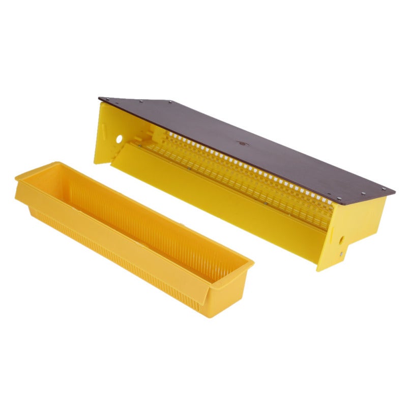 Coletor de pólen de entrada para colmeia – amarelo – para colmeia e manutenção dos quadros - 7