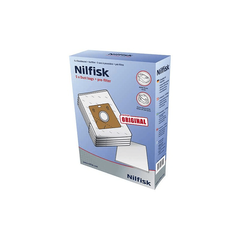Sacos para aspirador de pó Nilfisk 30050002 - 3