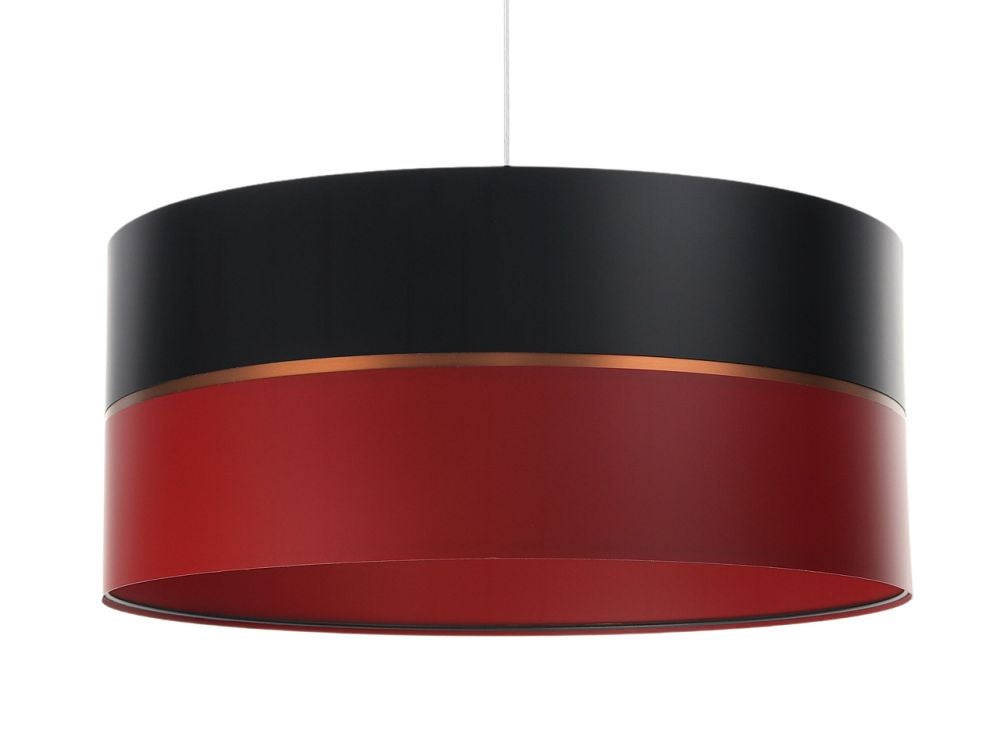 Lampa wisząca SIMPLY GLAMOUR 40 czerwona/czarna