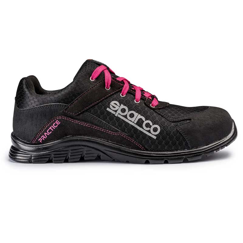 Chaussure de sécurité s24 sparco pratice - noir fushia - taille 36 - 07517 - 2