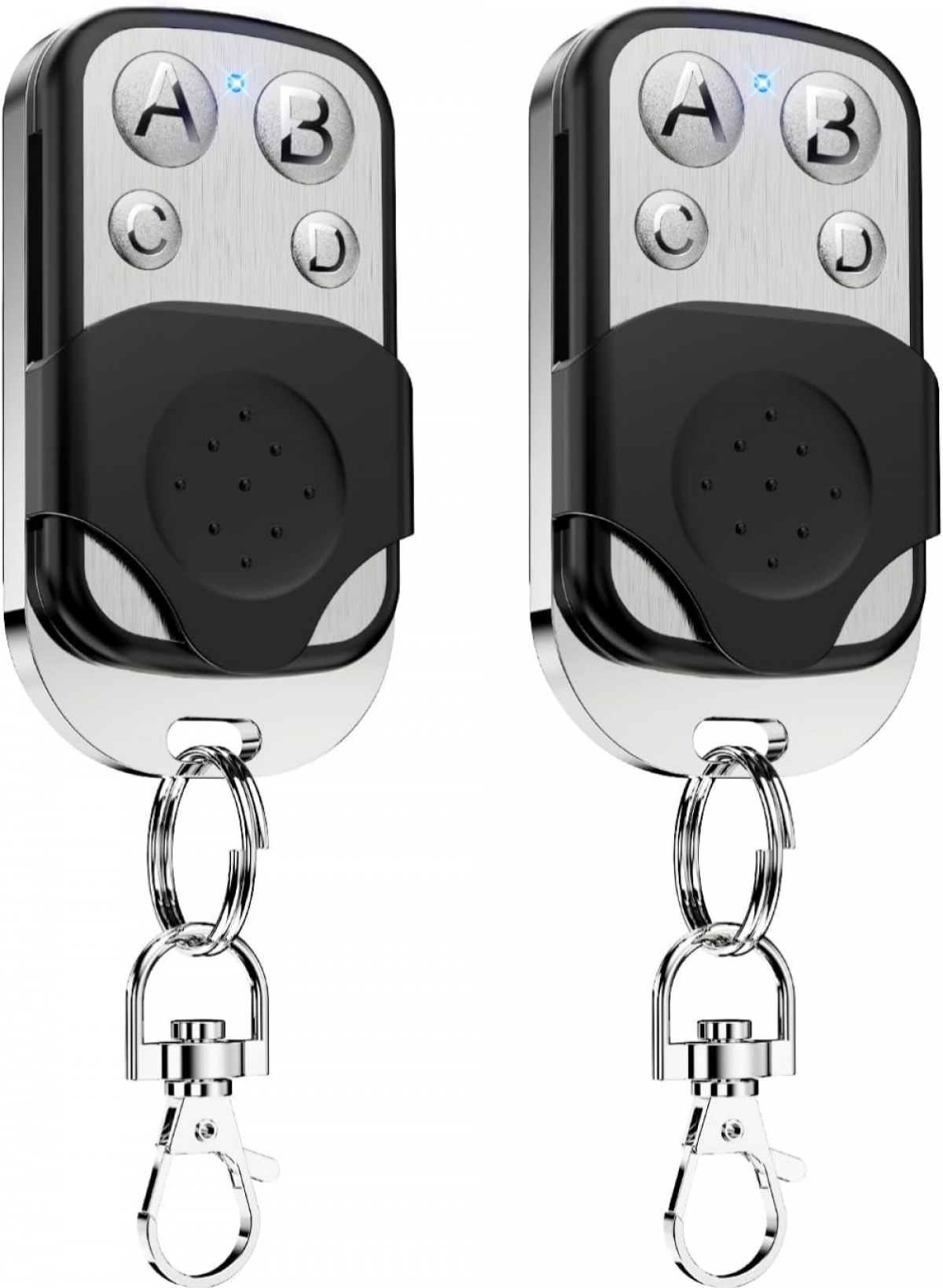 Set Di 2 Telecomandi Universali A Codice Fisso 433MHz – Compatibili Con Cancelli Automatici, Porte Da Garage, Tapparelle E Tende Motorizzate