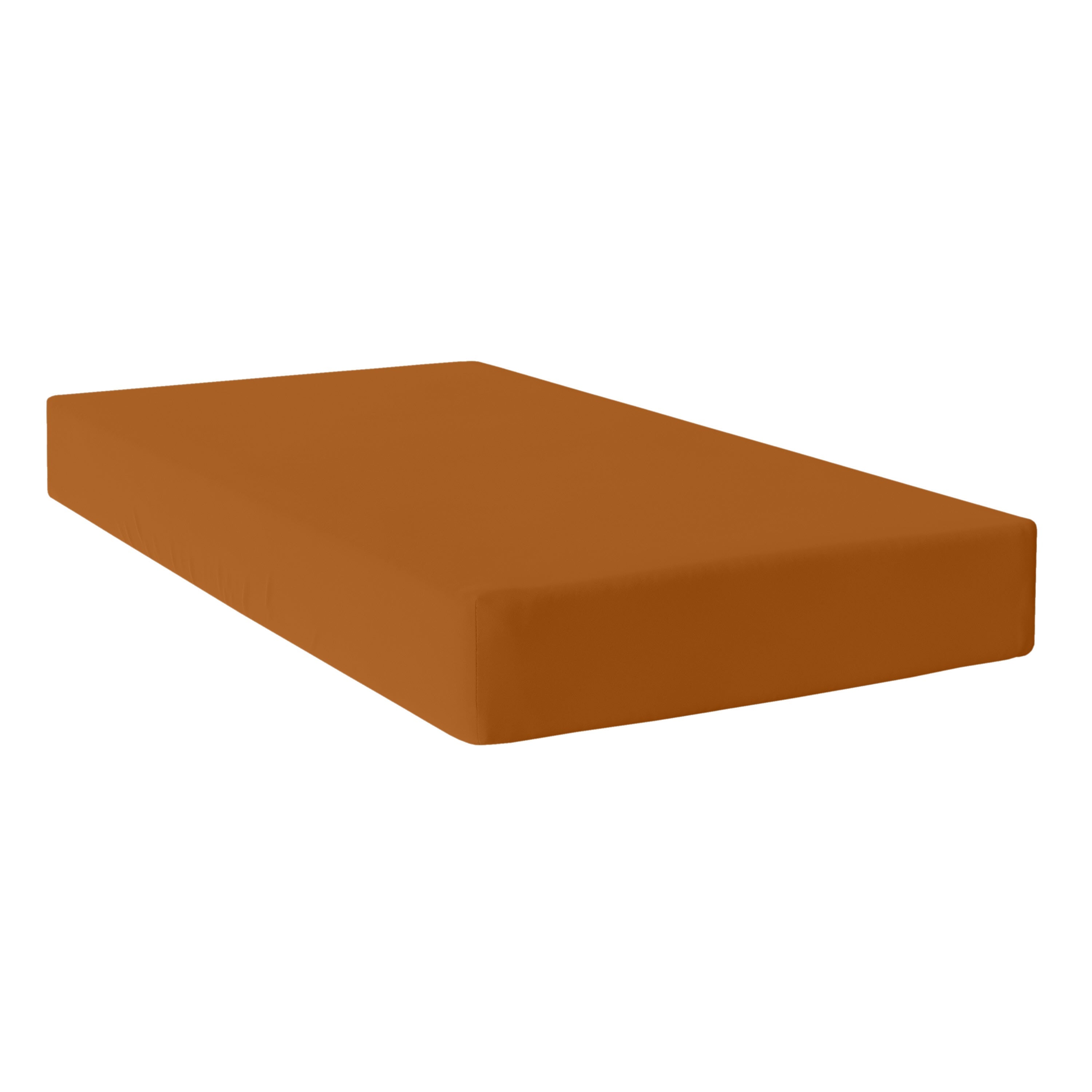 Basic Lenzuolo inferiore Terracotta 105x200 - 6