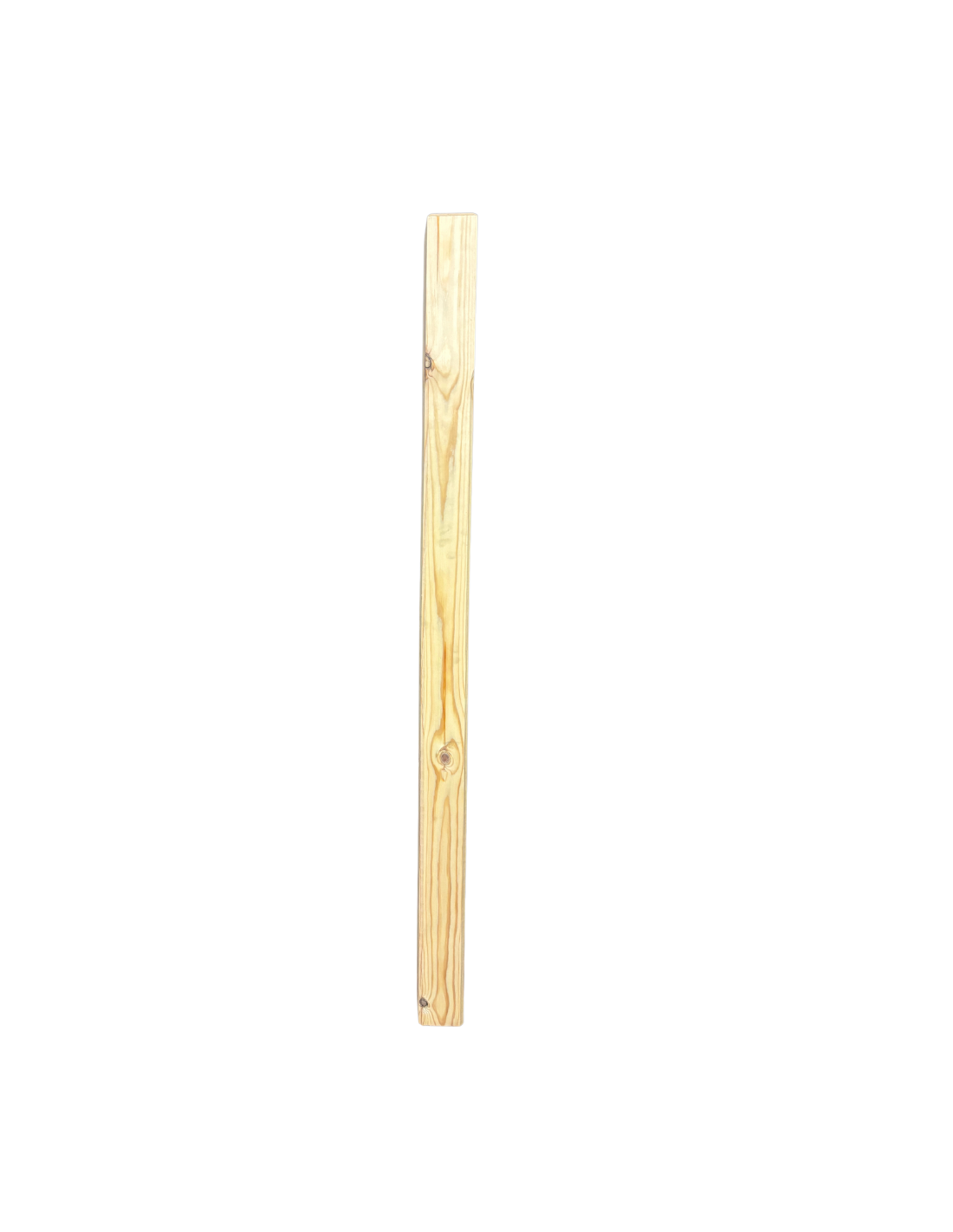 Poteau Droit Balustrade 120 Cm Bois Massif - 4 Essences Pin L 1207 Cm - 2