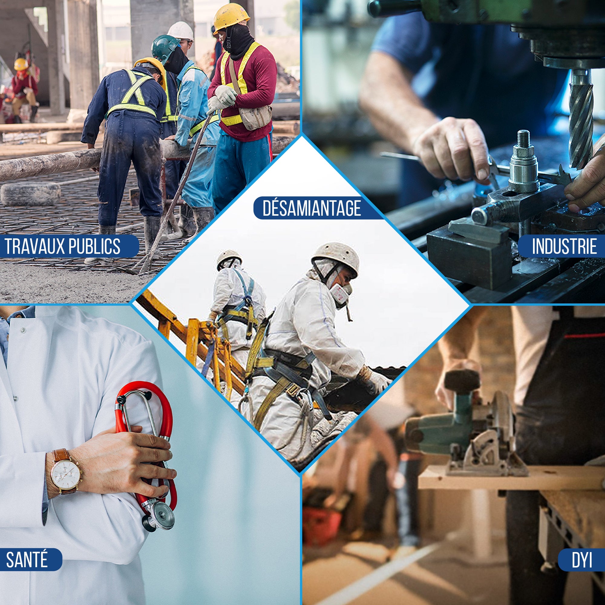 Masque Elipse GVS SPR501 avec filtres P3, M/L - 5