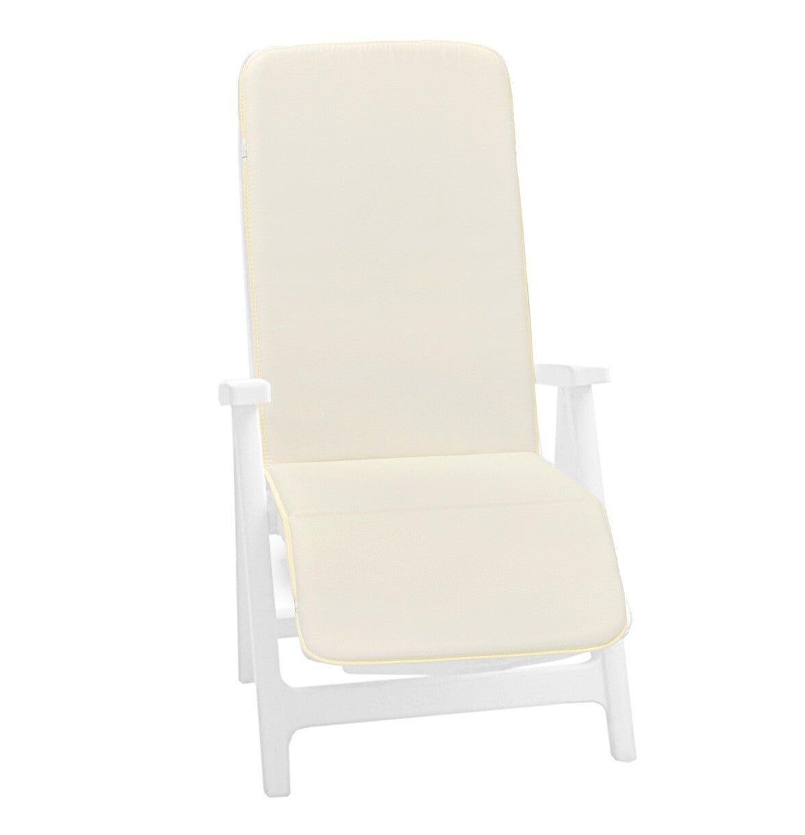 Poduszka Na Leżak 100% Wyprodukowano We Włoszech Miękki Pokrowiec Na Fotel Ekri