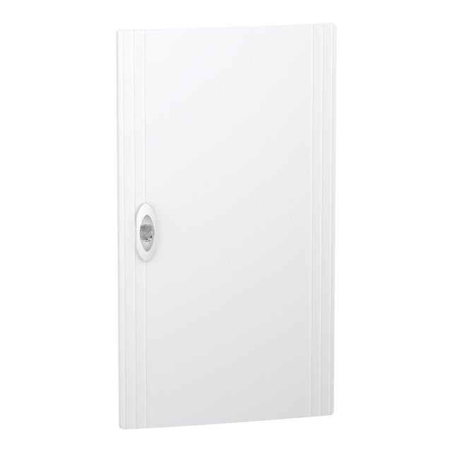 Porte pleine PrismaSeT XS Schneider Electric - Pour coffret encastré 3 rangées - 13 modules - Blanc