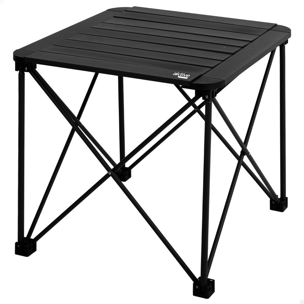 Mesa plegable camping antivuelco y desmontable c/bolsa transporte