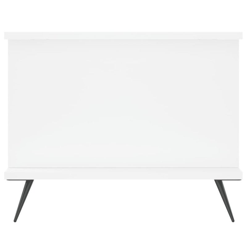 Mesa de centro madera contrachapada blanco 90x50x40 cm vidaXL - 6