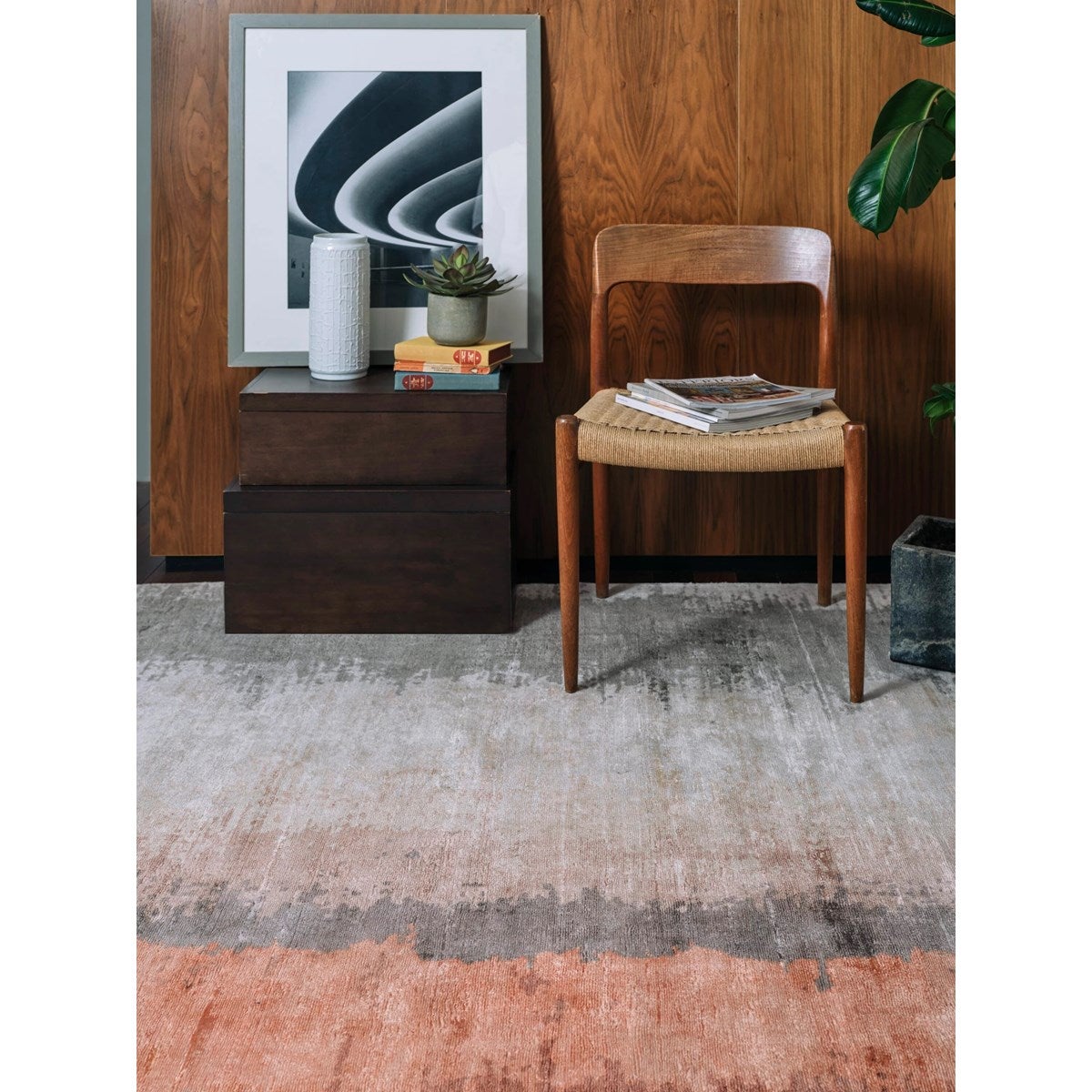 Tapis de salon moderne tissé main GINO 200x290 cm - 2