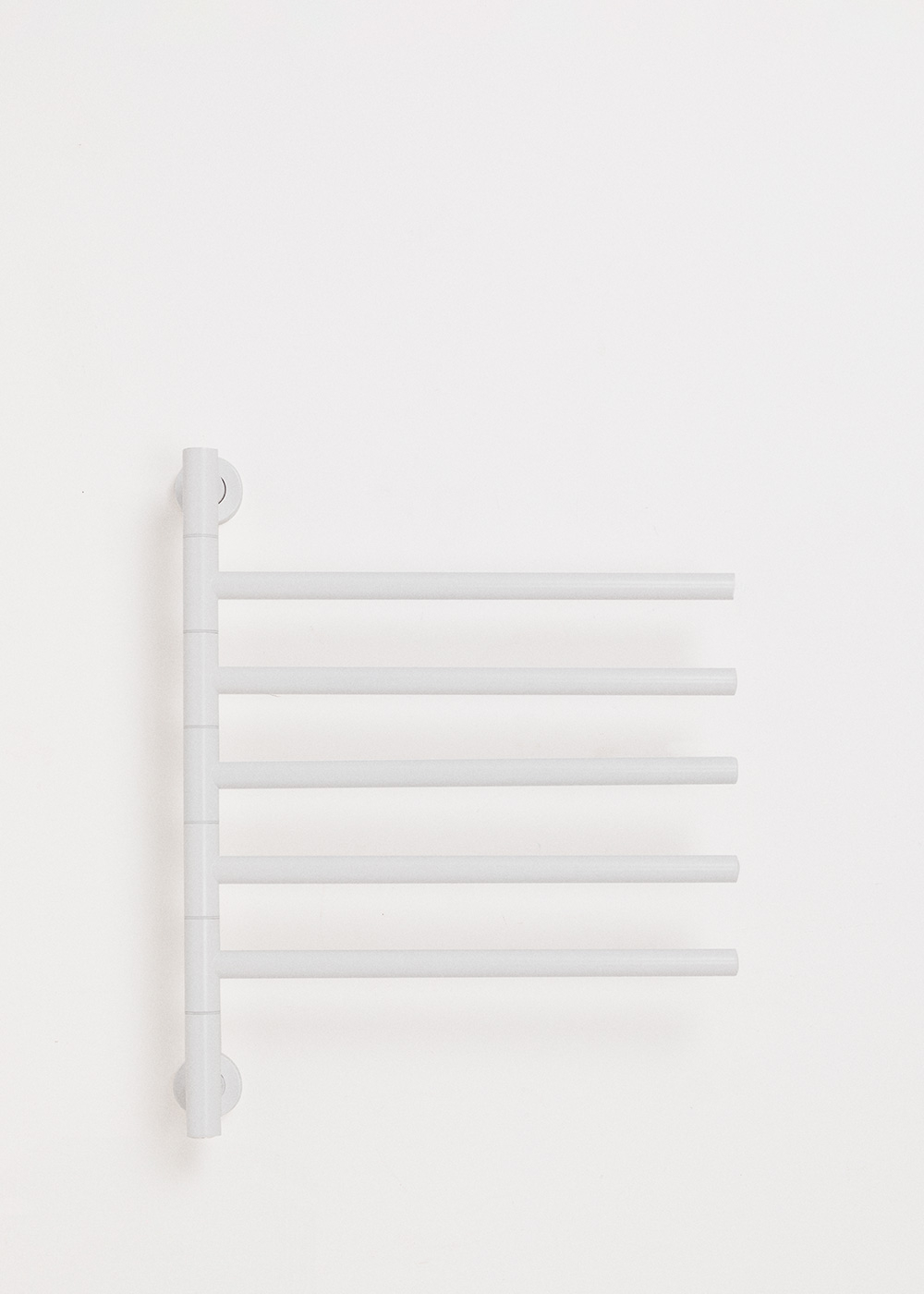 WARM TOWEL MINIMAL - Scaldasalviette elettrico con barre girevoli 180 Bianco - 6