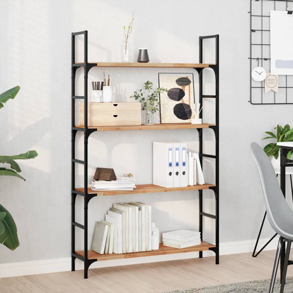 2 pcs Étagères murale | Étagère flottante | Étagères de rangements 80x20x2 cm acacia massif à l'huile CFW47261 - 2