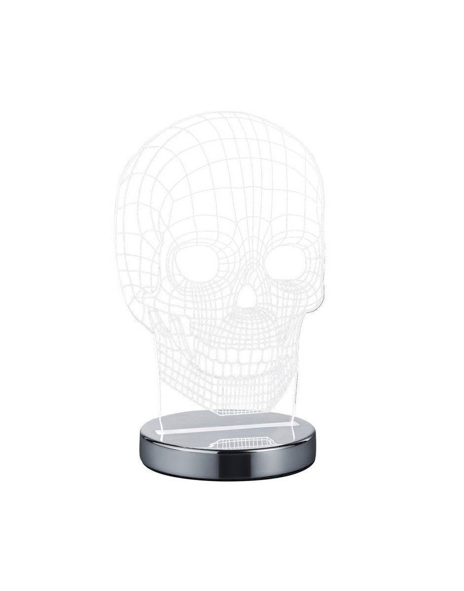 Lampa stołowa Mick srebrno-przezroczysty LED 7W 2700K-6400K 400lm wym: 21,5 x 14,5 x 12 cm akryl RL