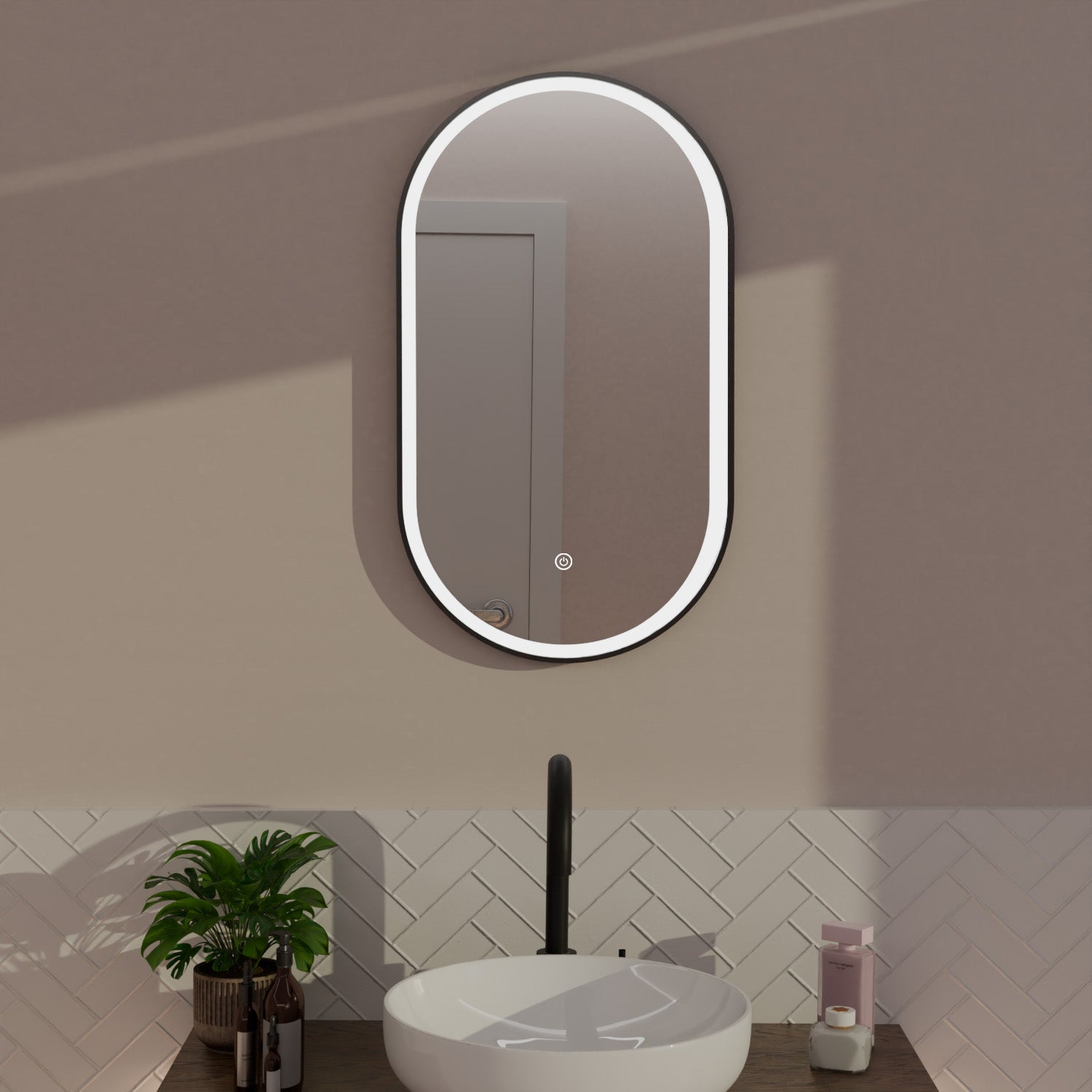Miroir Salle De Bain Lumineux Anti Buee