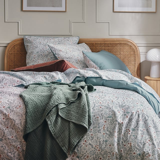 Housse de couette en percale de coton, Sous l'océan