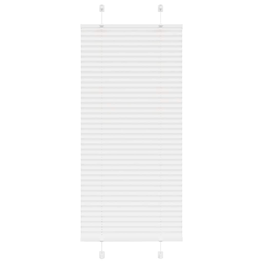 Roleta plisowana biała 55x100 cm Szerokość tkaniny 54,4cm vidaXL