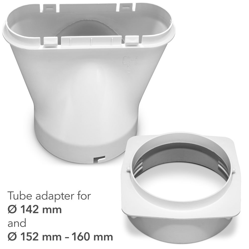 Buse-adaptateur de fenêtre pour gaine d'évacuation des climatiseurs mobiles TROTEC - 3