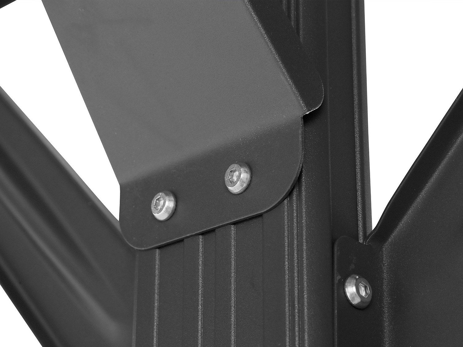 Carport pergola simple autoportant en aluminium - 1 voiture - 15,15 m² - Gris anthracite - BARESA - 7