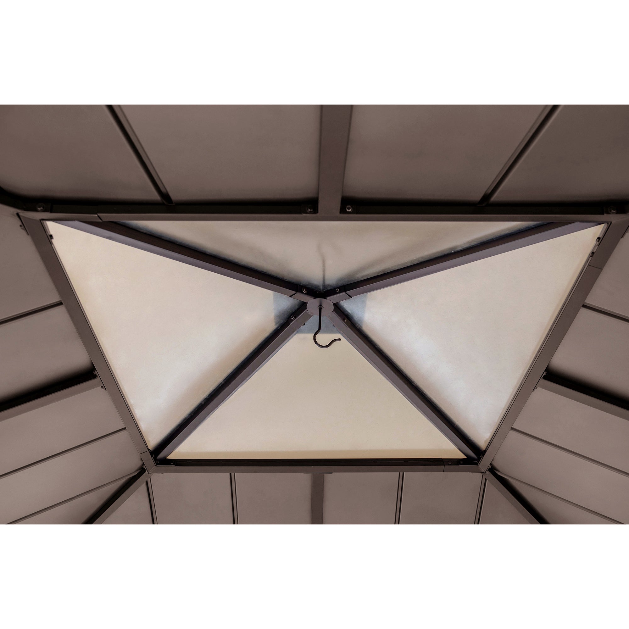 Tonnelle en bois de cèdre PIRIN - 336cm x 336cm, marron - 6