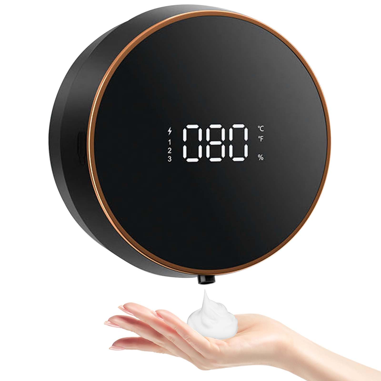 Automatyczny dozownik do mydła montowany na ścianie ml Dozownik do płynu naczyń bez wiercenia z regulowanymi poziomami Dozownik mydła wersja piankowa