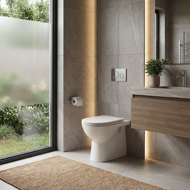 WC filomuro in ceramica con scarico universale 4,5L – Gemma 2 | Ceramica Dolomite