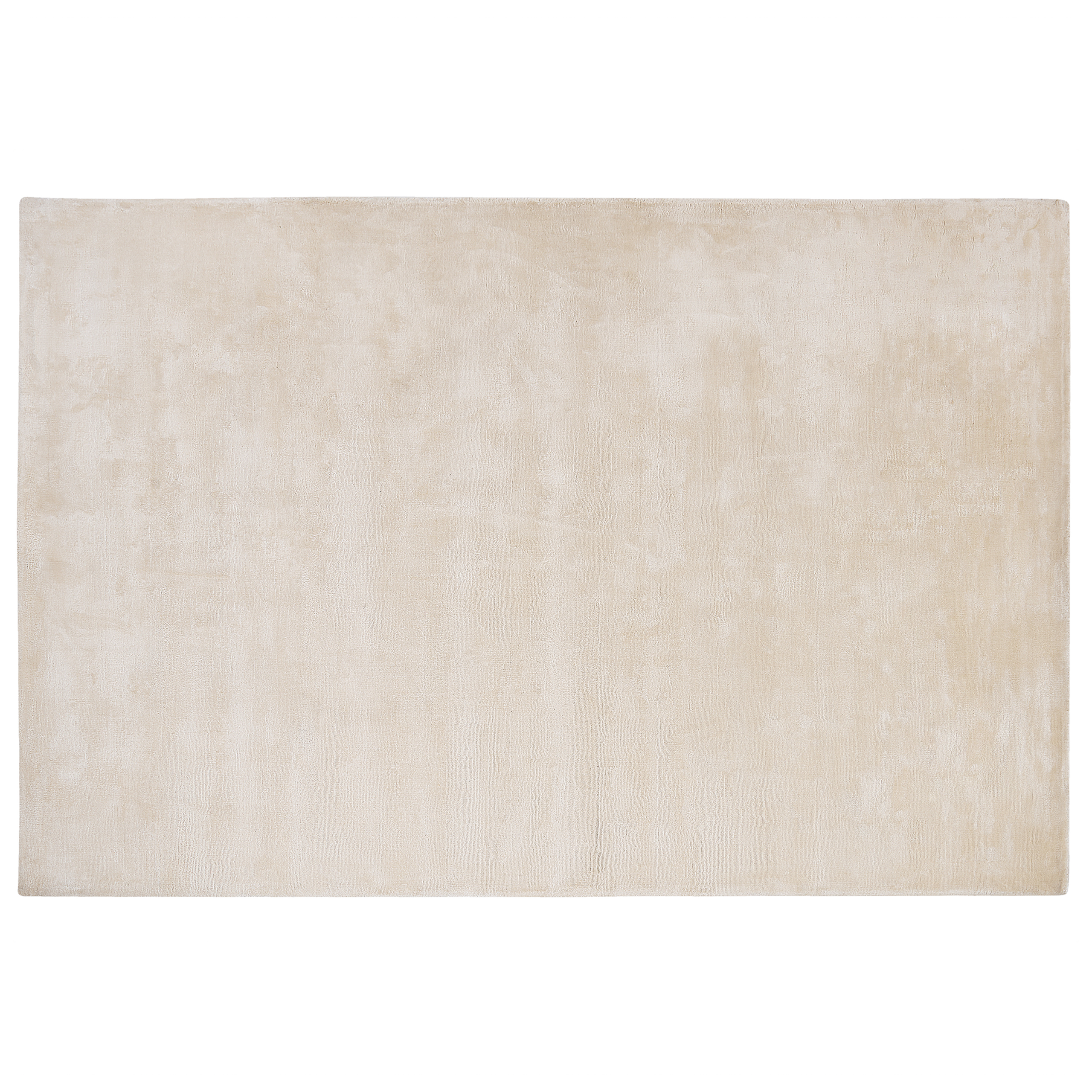 Beliani alfombra de viscosa beige claro 160 x 230 cm gesi ii