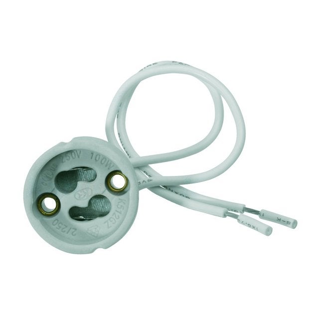 Spot Bain et Douche Etanche IP44 Blanc avec douille ceramique GU10 230V - 4