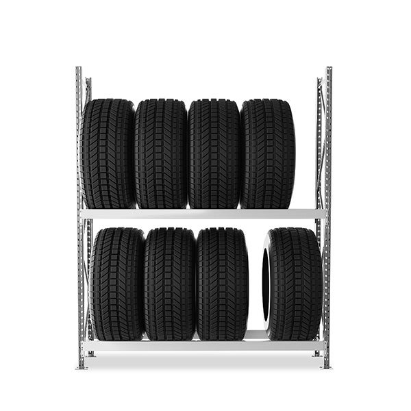 Rack à pneus poids lourds - Élément suivant : 2000x1800x500mm - Utilisable uniquement avec un module de départ - RAYOPN/PL/2015/S - 5