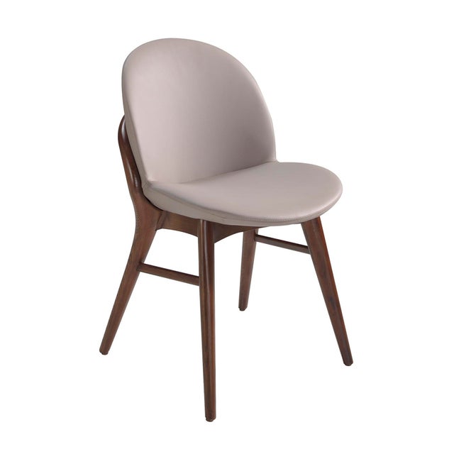 Silla polipiel visón oscuro 47 x 59 x 81