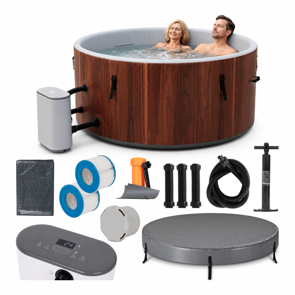 SPA ogrodowe 15 cm 2040W 4 osobowe z pompą - zestaw standard Warmtec Korsyka