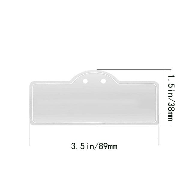 Etichette Giardino In Alluminio - 50 Pezzi 8x4,6cm Per Identificazione Etichette Giardino In Alluminio - 50 Pezzi 8x4,6cm Per Identificazione