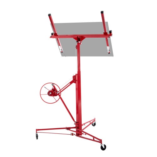 Élévateur à plaques de plâtre pour plaques de plâtre et plafonds : charge max. 68 kg, hauteur de travail 140-350 cm - 6