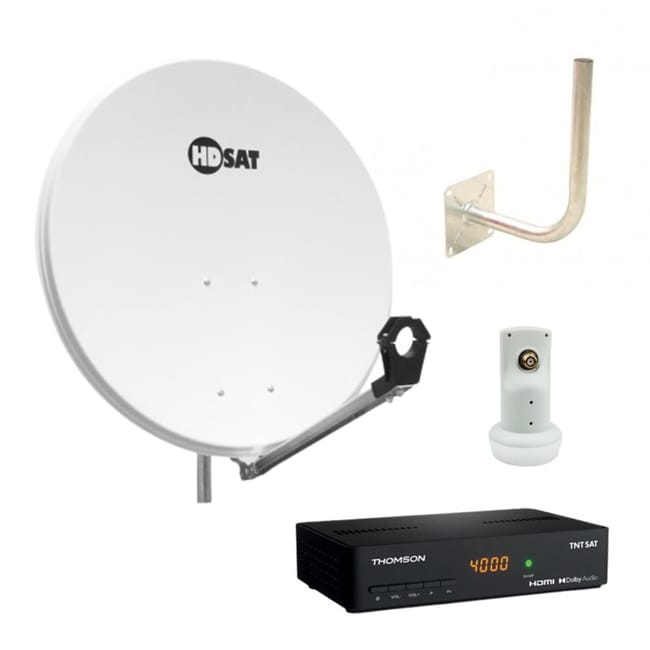 Pack MEGASAT Parabole Acier 40cm + LNB Single HDSAT + Câble Coaxial 10m Pointeur 83709966 Pack MEGASAT Parabole Acier 40cm + LNB Single HDSAT + Câble Coaxial 10m Pointeur 83709966