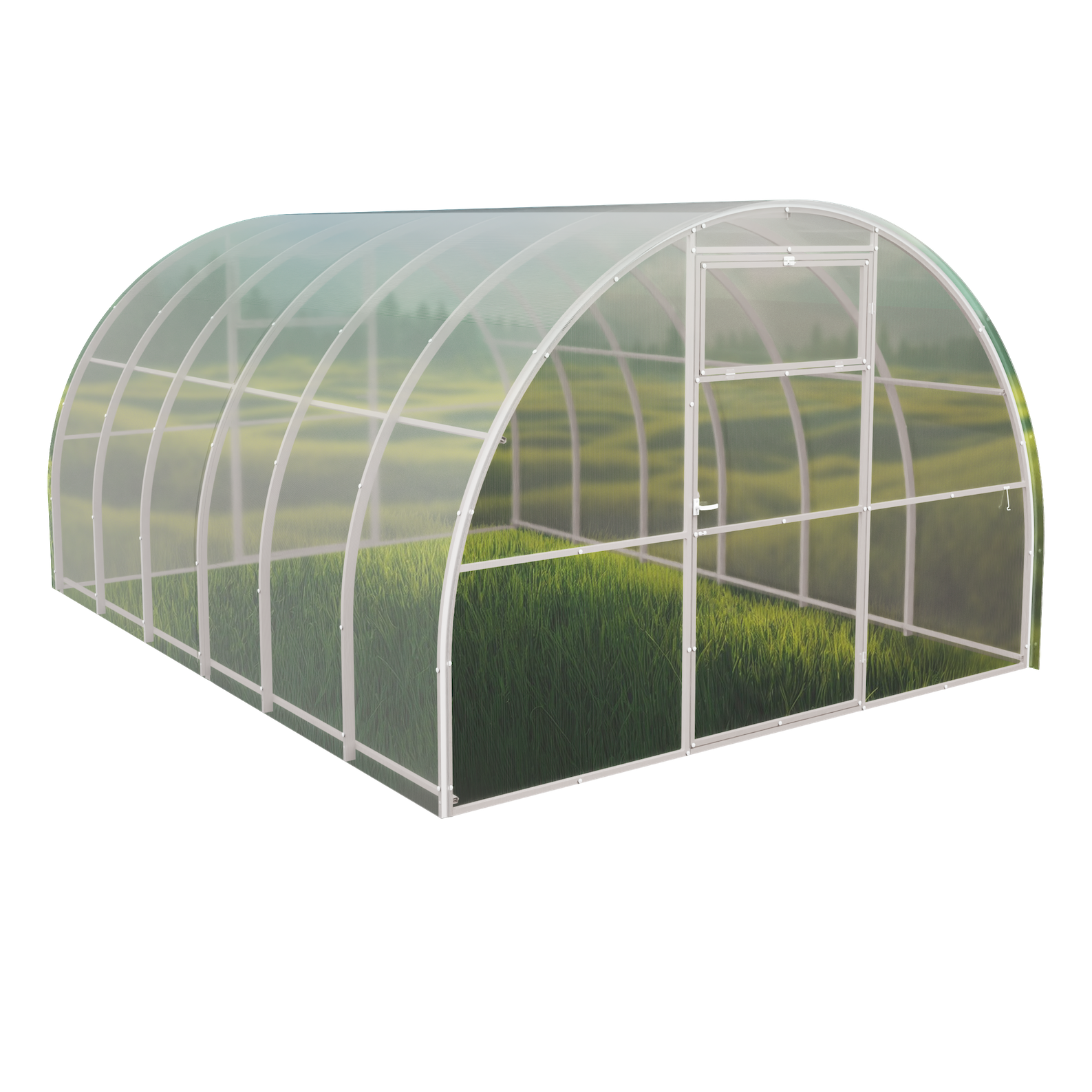 Szklarnia z poliwęglanu Tunel ogrodowy 3x8 m profile 20x20 poliwęglan 3mm