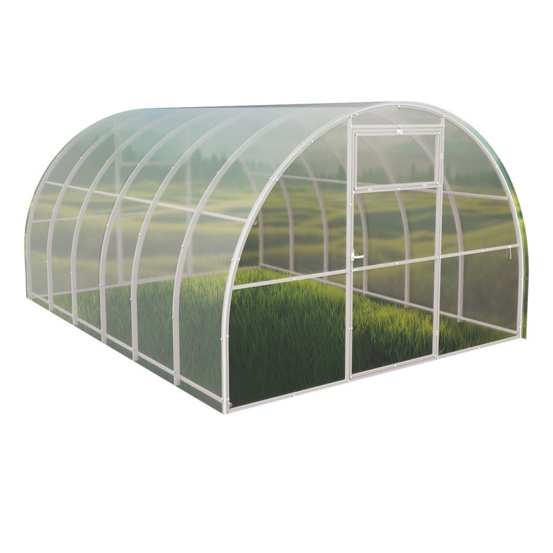 Szklarnia z poliwęglanu Tunel ogrodowy 3x10 m profile 20x20 poliwęglan 6mm
