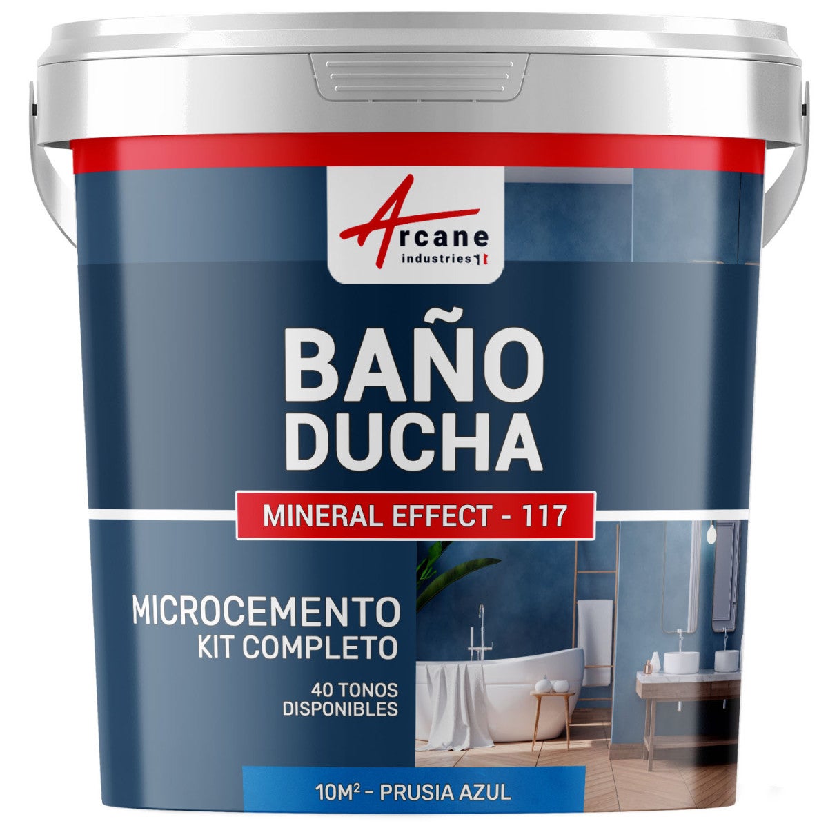 Microcemento baño y ducha: microcemento impermeable - 10 m² (en 2 capas ...