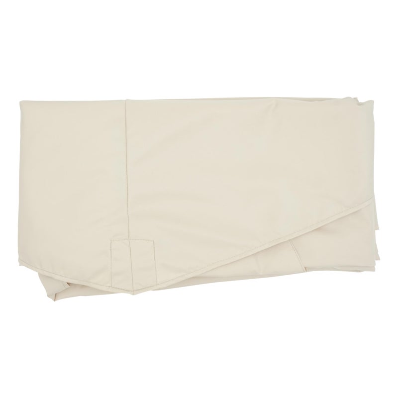 Pokrowiec wymienny do parasola wspornikowego Deluxe HWC-D14, okrągły Ø 3 m ~ kremowy bez klapki