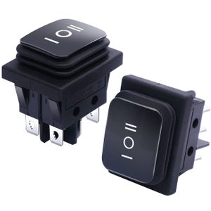 Interruttore A Bilanciere Da Incasso, 2 Poli (4 Pin) 16 A, 250 VAC, 28