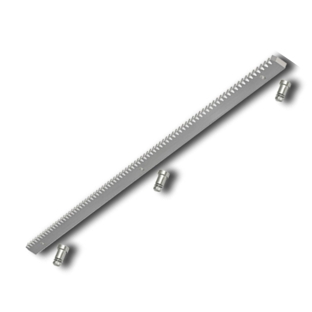 Cremagliera Acciaio Zincato 30X12 Mod.4 1 Metro Per Cancello FAAC GENIUS JA146 - 4