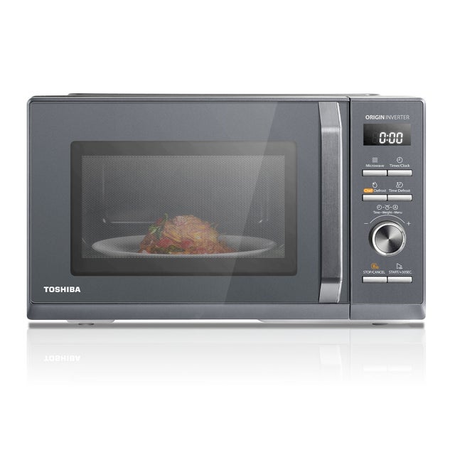 Micro-ondes Inverter TOSHIBA MW3-AM25PFI(MG) - 25L - 900 W - 8,6KG - 46,9 x 36,5 x 28 - Gris morandi