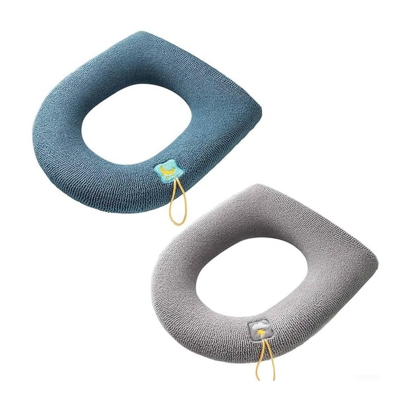 sztuki miękkich, grubych nakładek na deskę sedesową – zmywalnych i wielokrotnego użytku