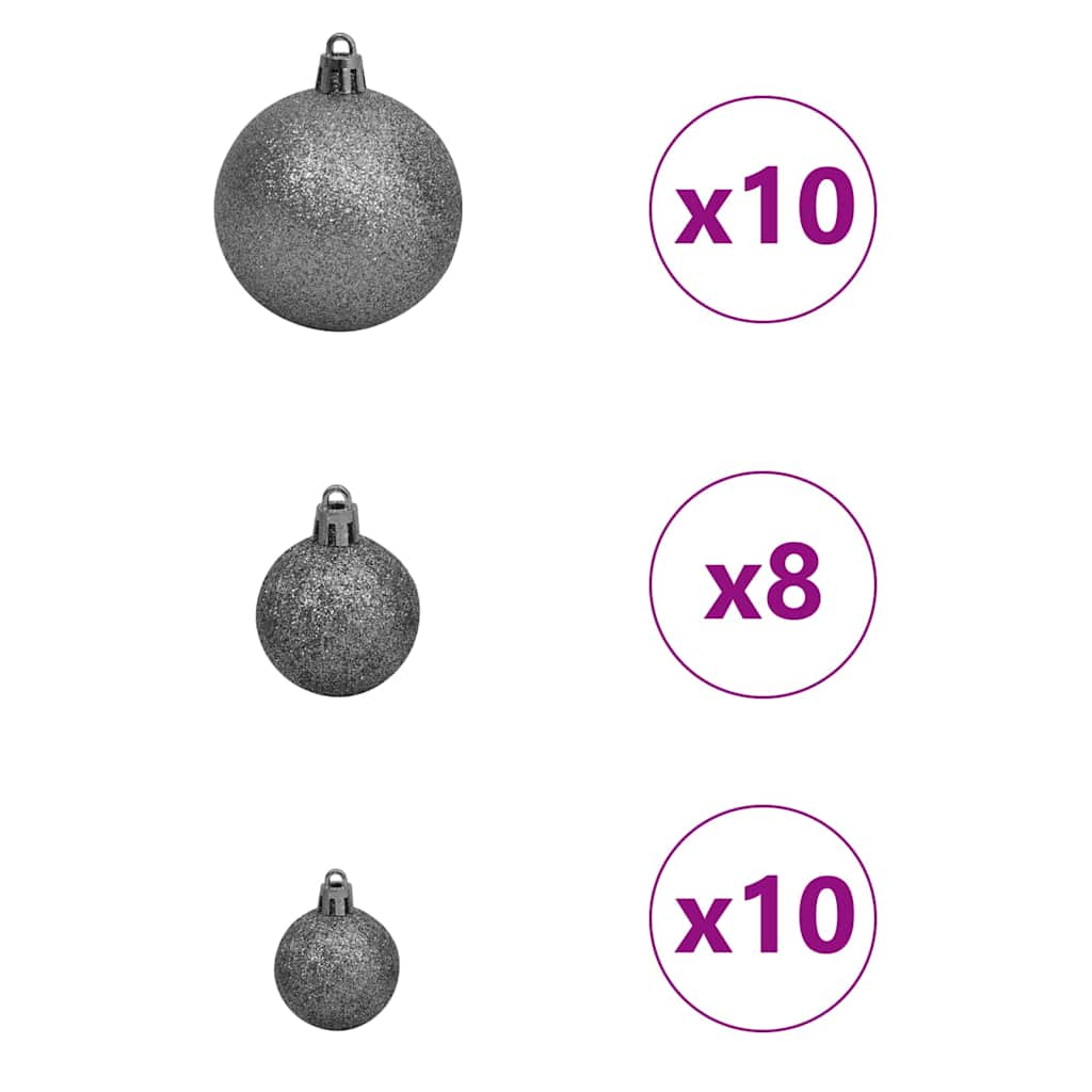 Sapin de Noël artificiel avec 300 LED Vert 180 cm PE et PVC vidaXL - 8