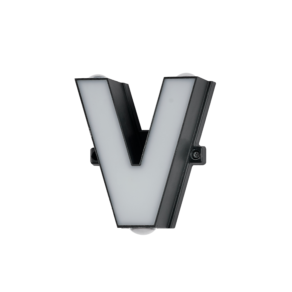 V Letter, 220V Aluminiowa lampa ścienna z napisem 13 * 5,5 cm