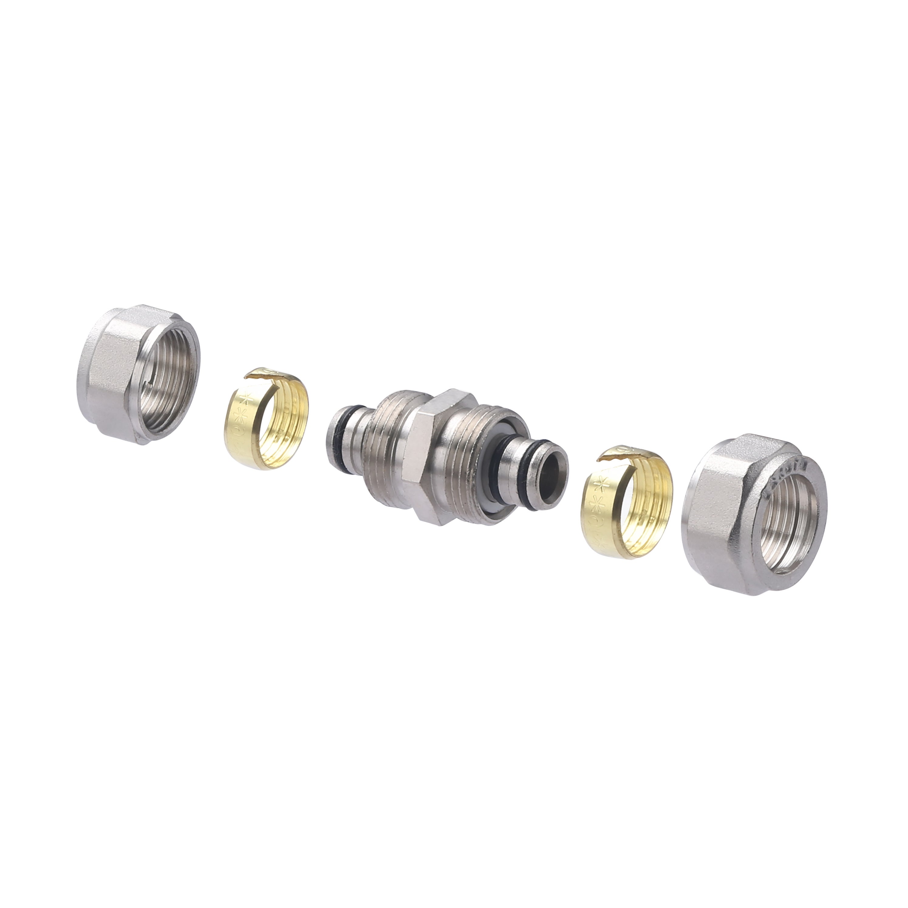 Jonction égale à compression multicouche Ø16 QUICK PLOMBERIE - 7