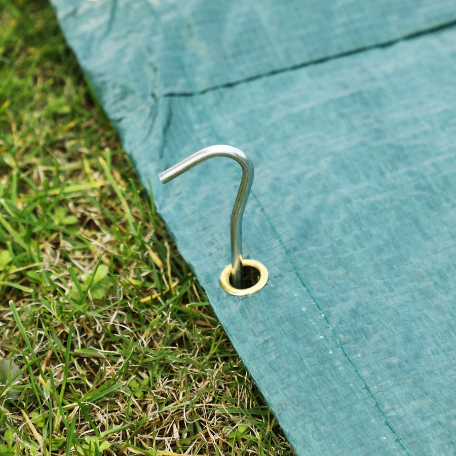 Piquets de fixation tente - Lot au choix 50/100/150/200 - Acier Ø3,5mm - Sardine Piquet Terre Tente Jardin - 3