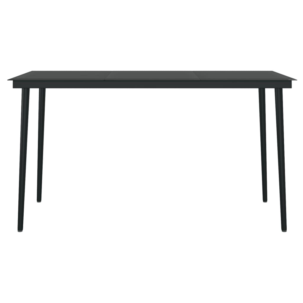 Maison Exclusive - Set da Pranzo da Giardino 7 pz con Cuscini Grigio e Nero - 6