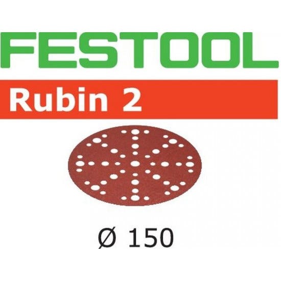Festool Disco Abrasivo STF D150 48 P100 RU2 50 Rubin 2 575189 Leroy festool-disco-abrasivo-stf-d150-48-p100-ru2-50-rubin-2-575189-leroy