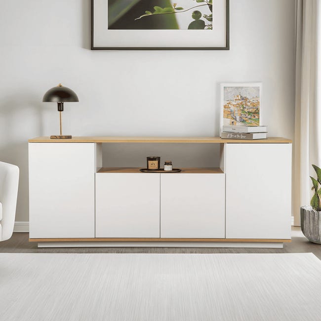 Buffet de 4 puertas y 1 nicho central L180 cm - ARISTA - 4