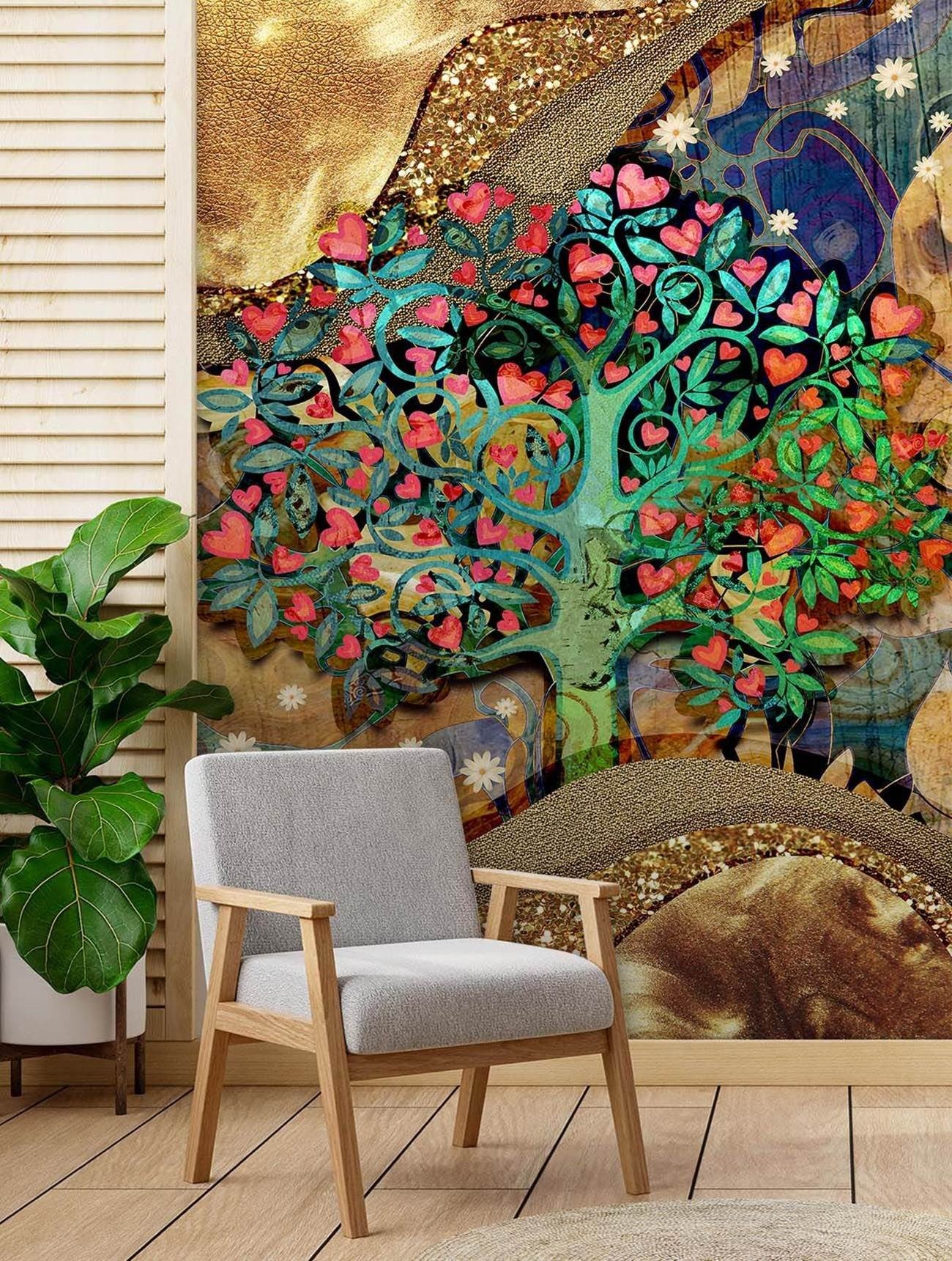 Fototapeta, Drzewo życia Gustaw Klimt 150x210