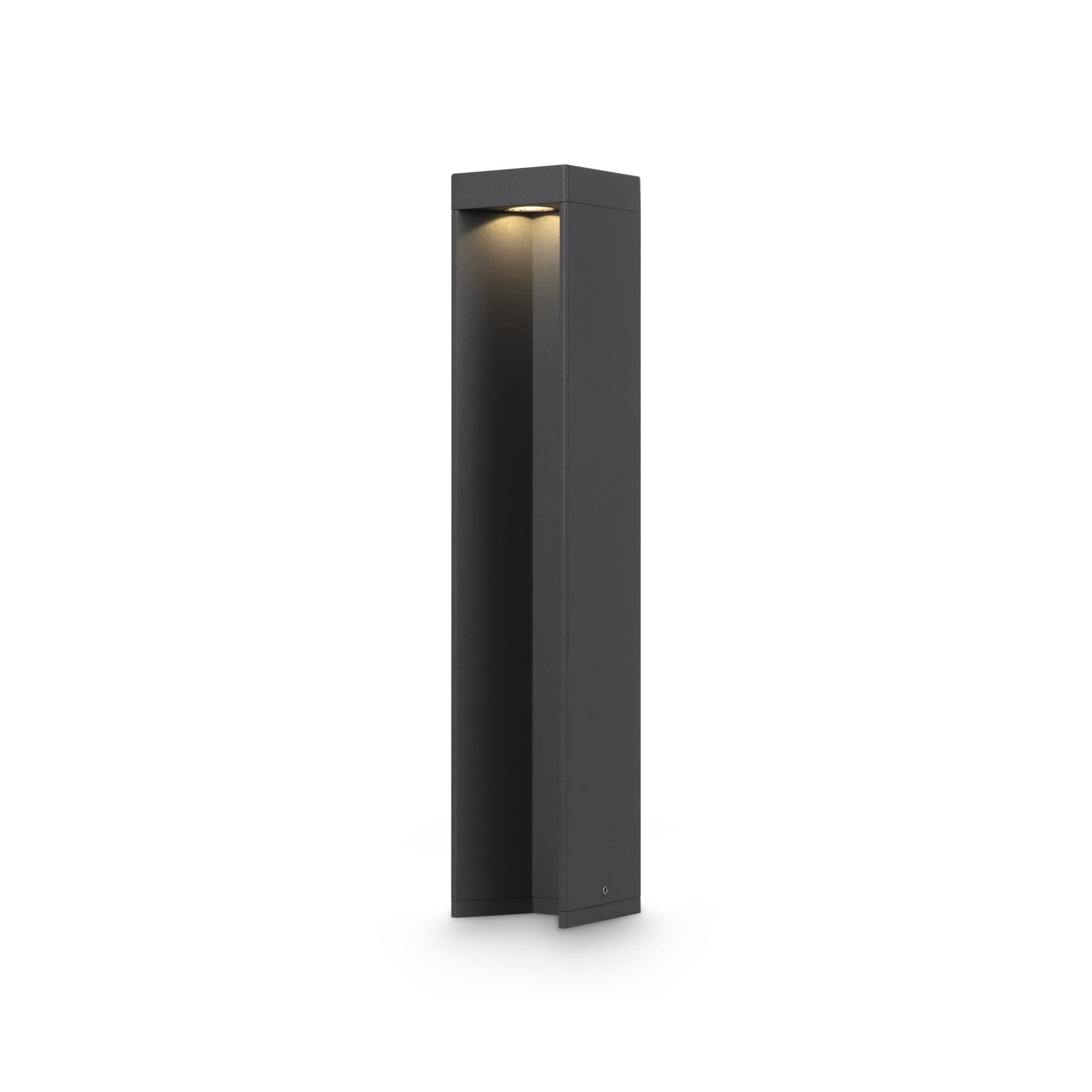 Luminaire Extérieur Essen Modern Borne , Grise Graphite, Rectangulaire ...